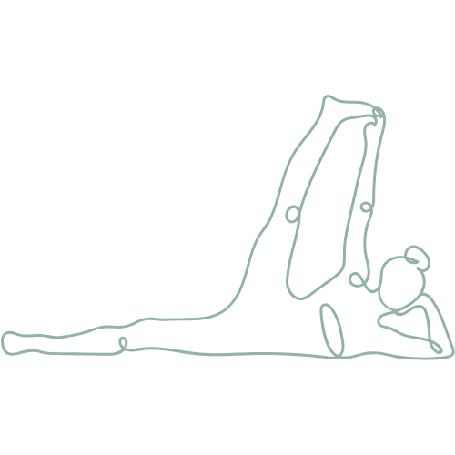 Traditionelles Yoga Zeichnung