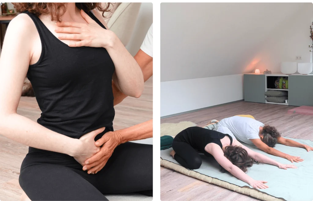 Bildercollage Tanz und Yoga